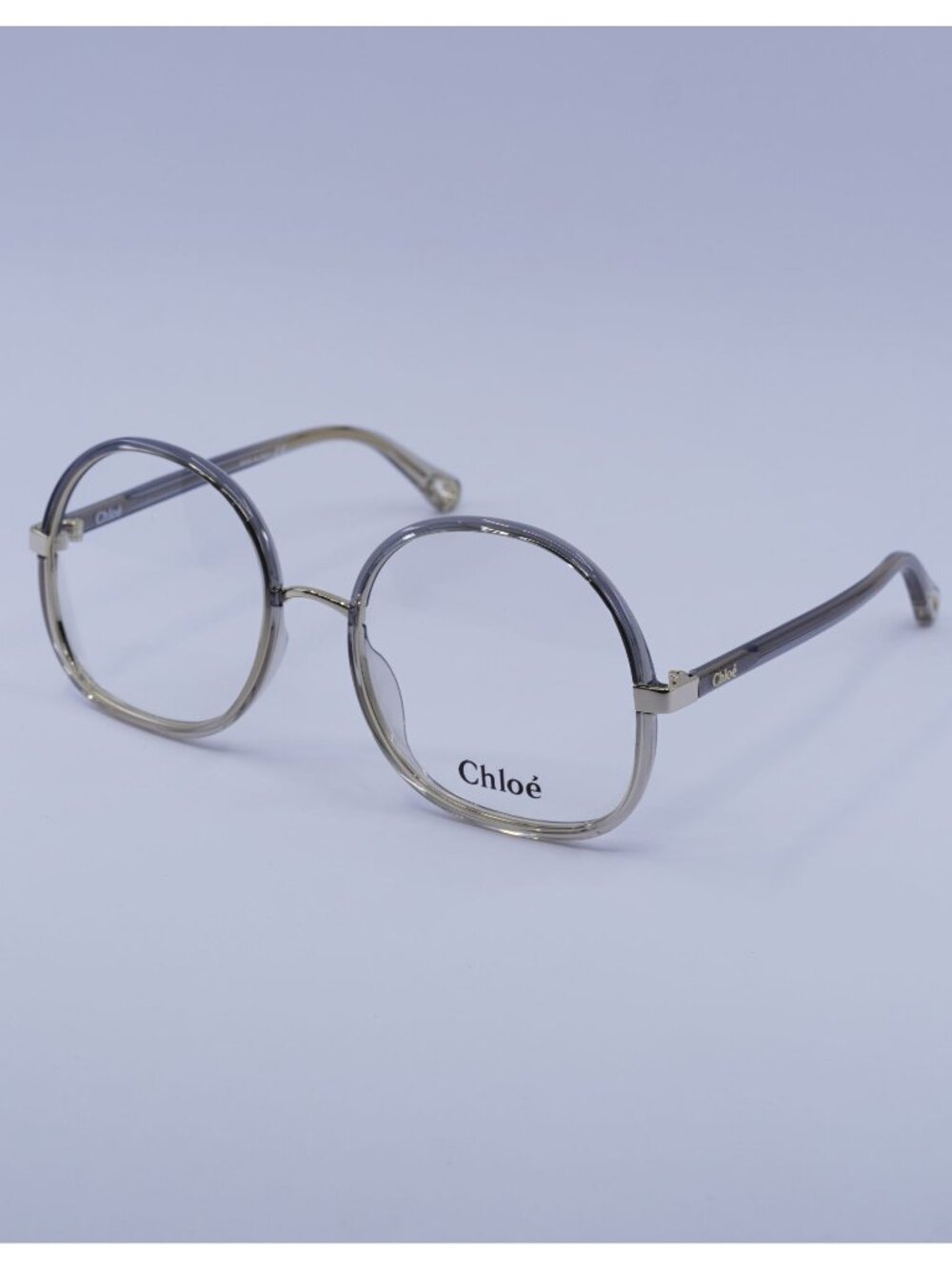 Chloe CH0032O 003 Eyeglasses Grey 55mm Round Frame